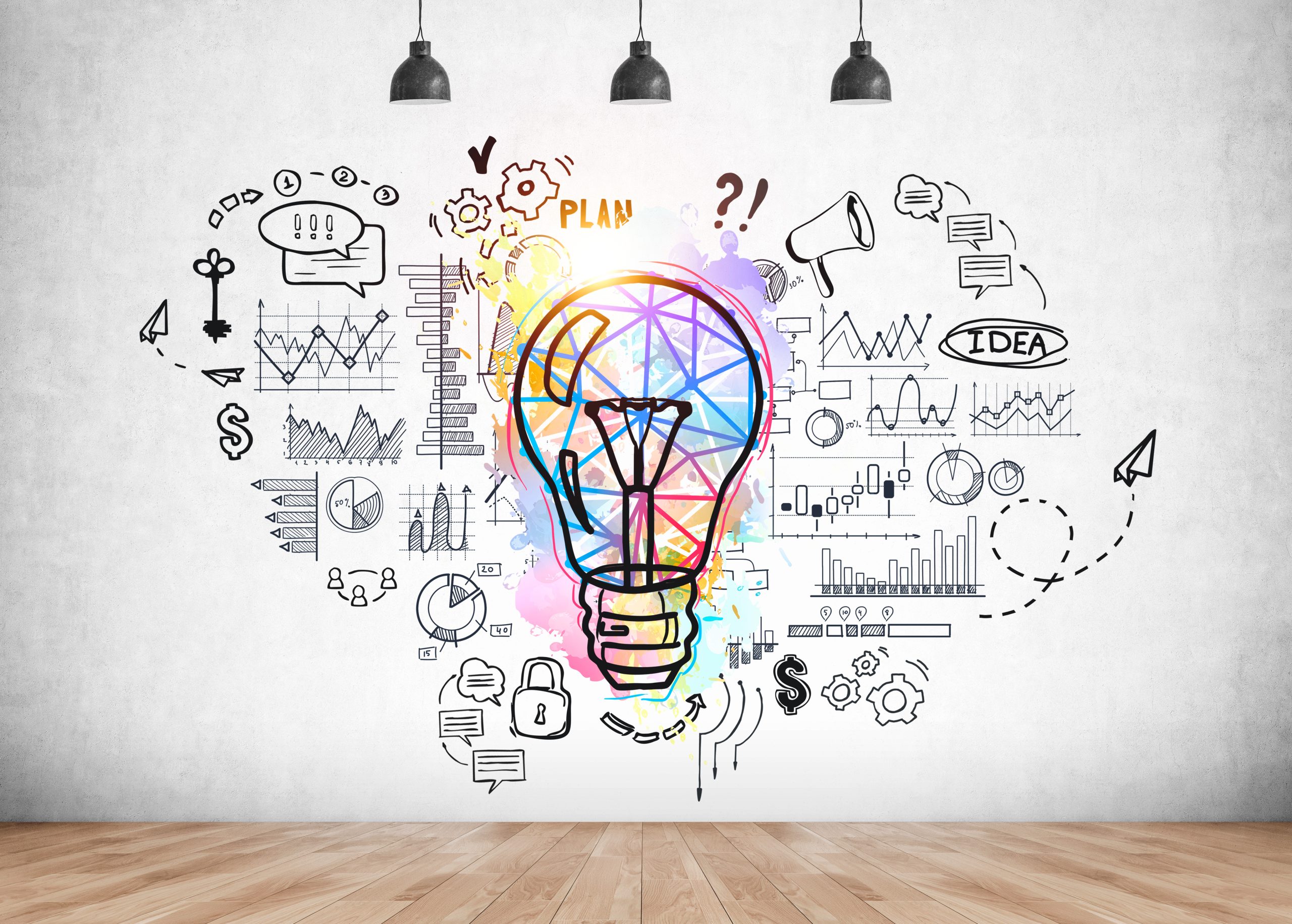 Students collaborating on a design project